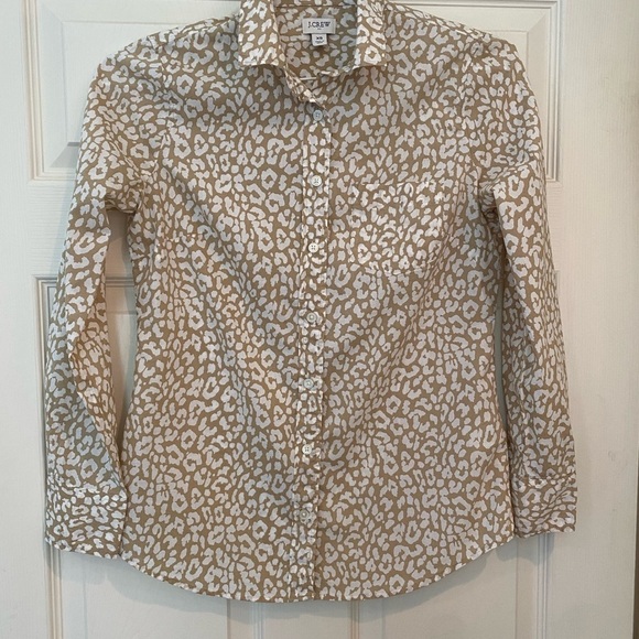 J Crew Animal Leopard Print Button Down Shirt - Picture 1 of 11